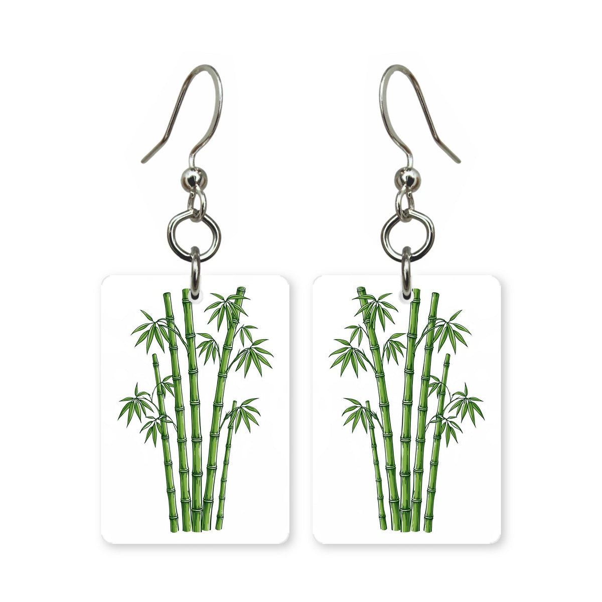 Bamboo Draw Mahjong Earrings | FWMJ3