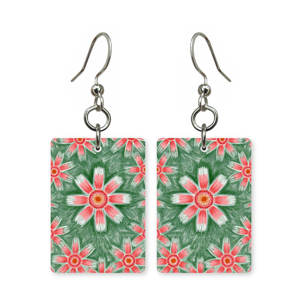 Kaleidoscope Bloom Mahjong Earrings | FWMJ42
