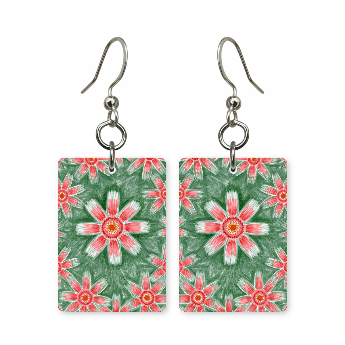 Kaleidoscope Bloom Mahjong Earrings | FWMJ42