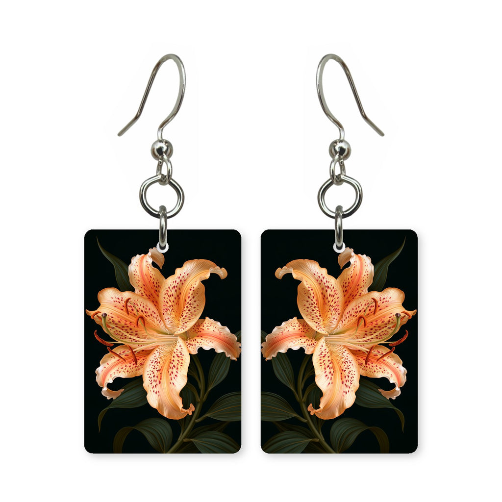 Tiger Lily Mahjong Earrings | FWMJ43