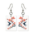 Spring Swallow Mahjong Earrings | FWMJ50