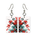 Autumn Harvest Moon Mahjong Earrings | FWMJ55