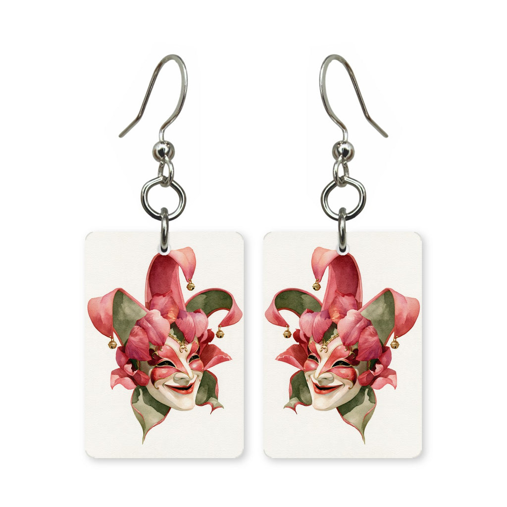 Jester Joker Mahjong Earrings | FWMJ58
