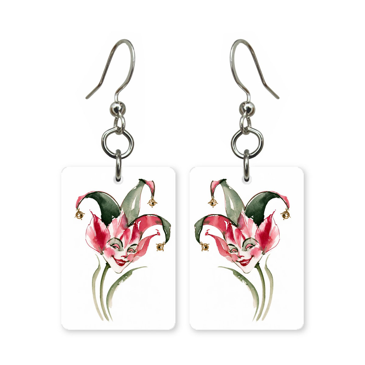 Bloom Jester Mahjong Earrings | FWMJ60