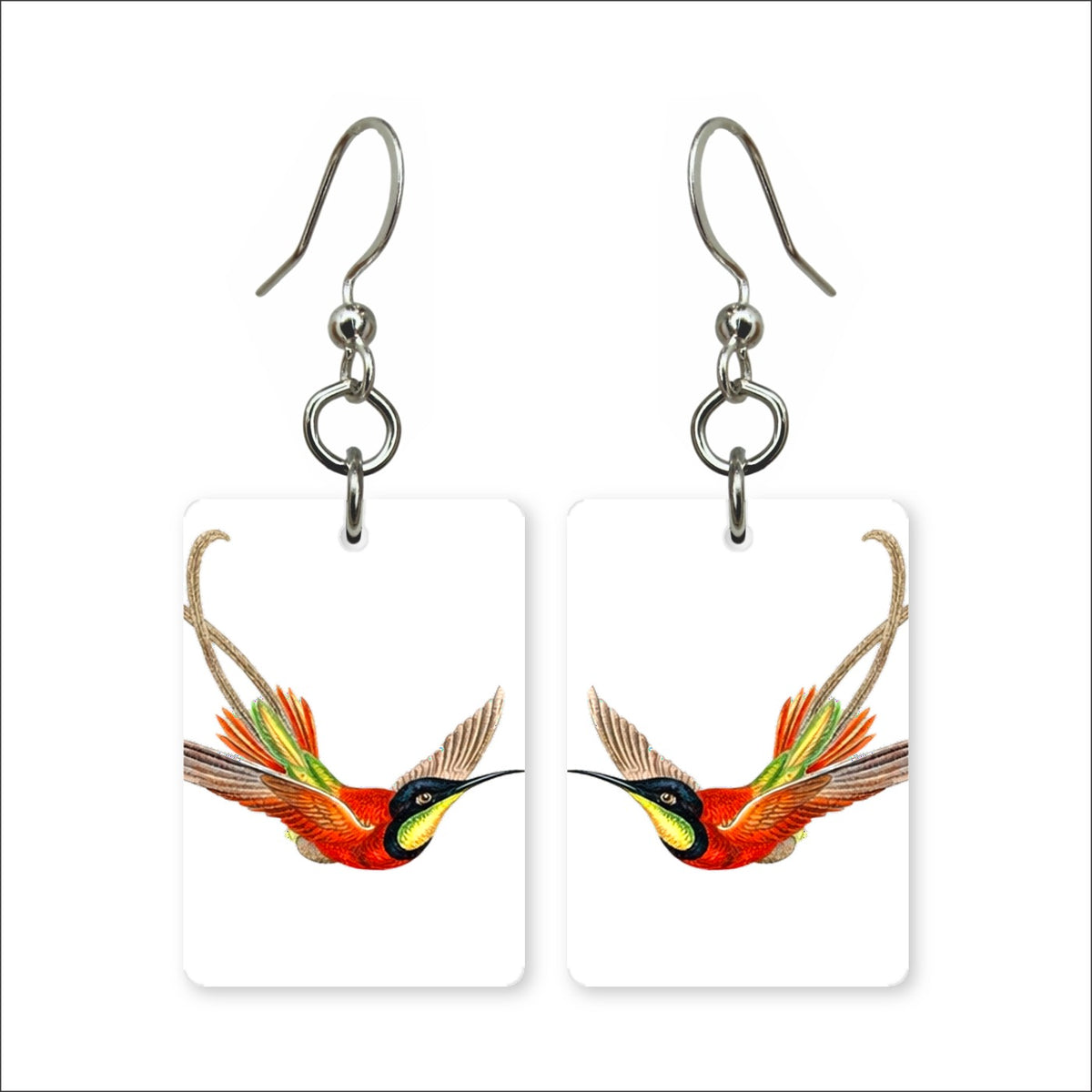 Hummingbird Study Earrings | FWP129A