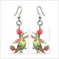 Crested Hummingbird Earrings | FWP129B