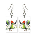 Fantail Hummingbird Earrings | FWP129D