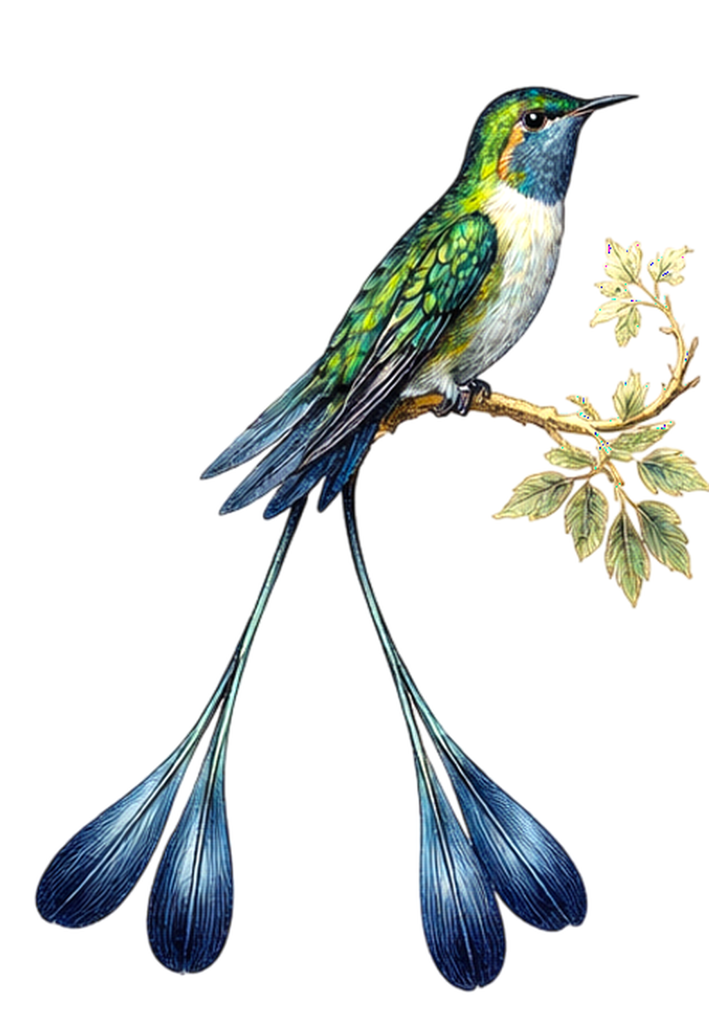 Streamertail Hummingbird Earrings | FWP129E