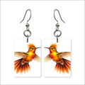 Fiery Hummingbird Earrings | FWP129F