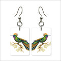 Emerald Hummingbird Earrings | FWP129G