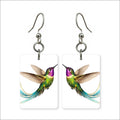 Violet Hummingbird Earrings | FWP129I