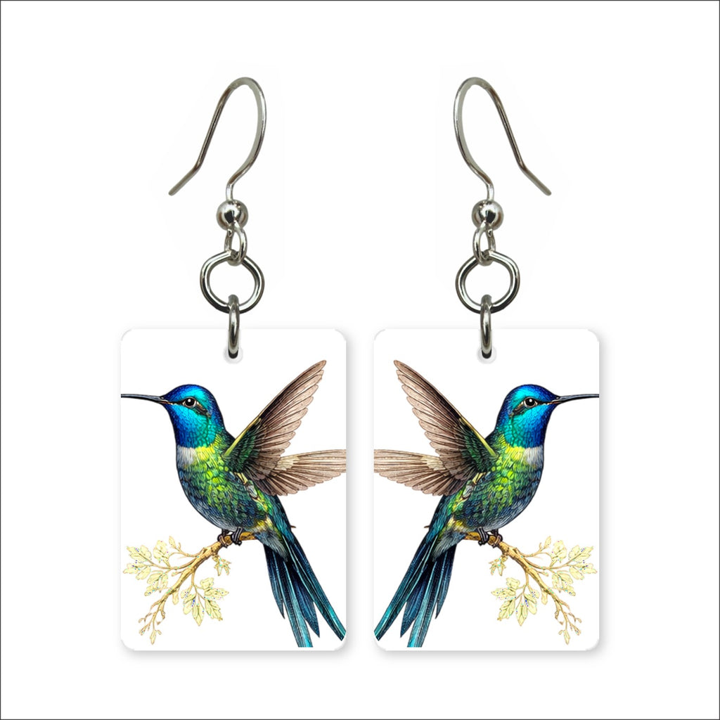 Sapphire Hummingbird Earrings | FWP129J