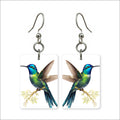 Sapphire Hummingbird Earrings | FWP129J