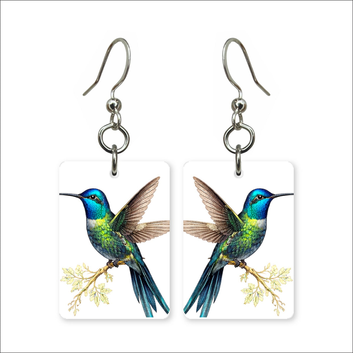 Sapphire Hummingbird Earrings | FWP129J