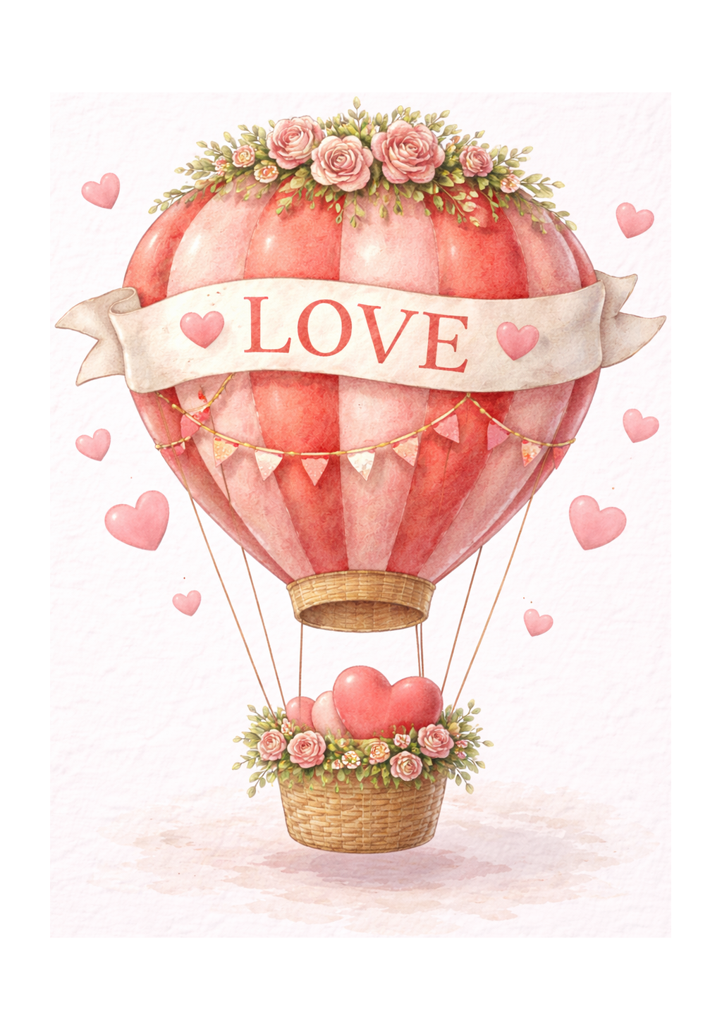 Love Hot Air Balloon Earrings | FWP17C
