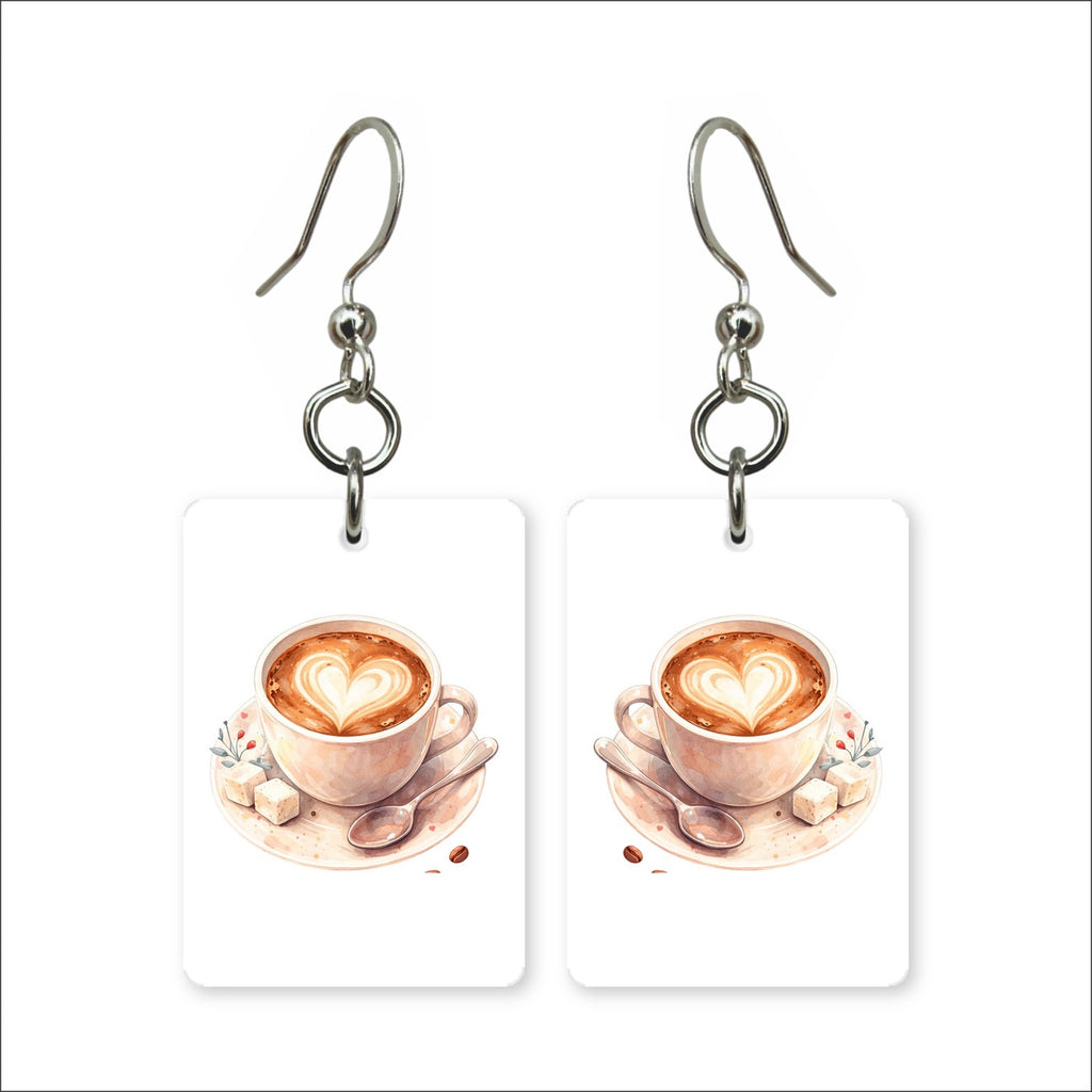 Heart Latte Earrings | FWP17D