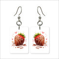 Chocolate Strawberry Earrings | FWP17E
