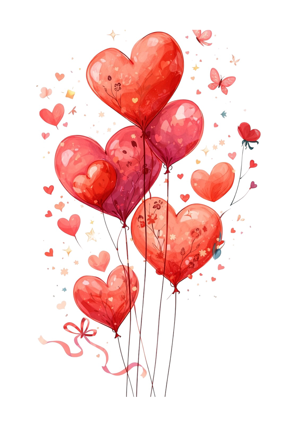 Heart Balloons Earrings | FWP17F