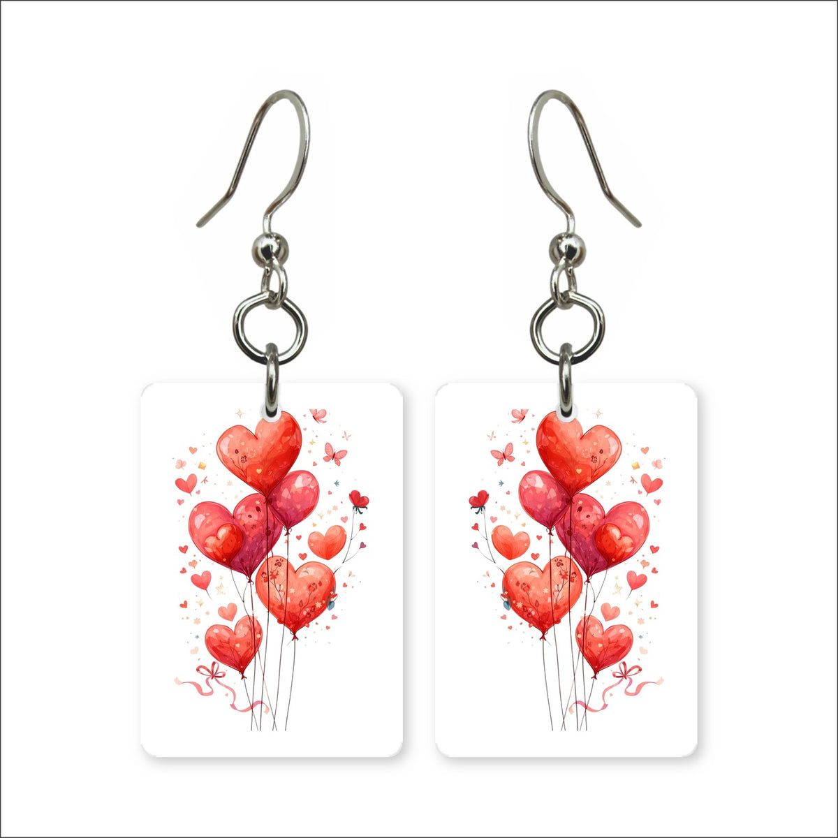 Heart Balloons Earrings | FWP17F