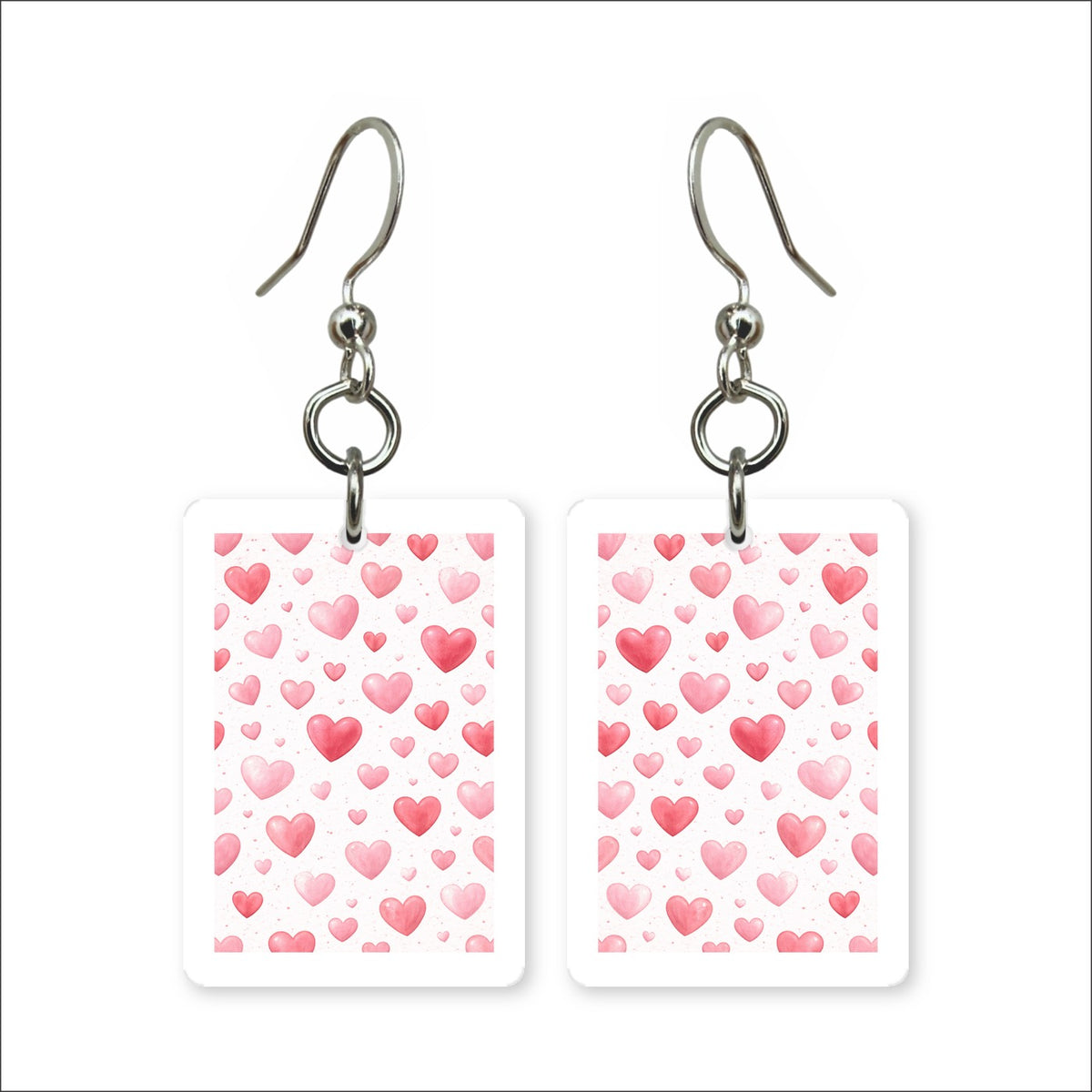 Heart Pattern Earrings | FWP17I