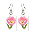 Pink Tulip Earrings | FWP18A