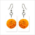 Orange Marigold Earrings | FWP18B