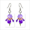 Purple Iris Earrings | FWP18H
