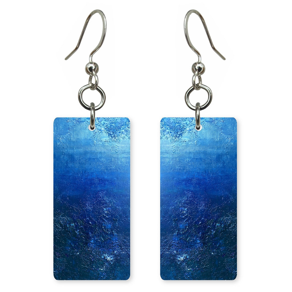 Ocean Cobalt Quiet Strength Earrings | FWX1004