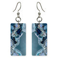 Geode Blue Introspection Earrings | FWX1013