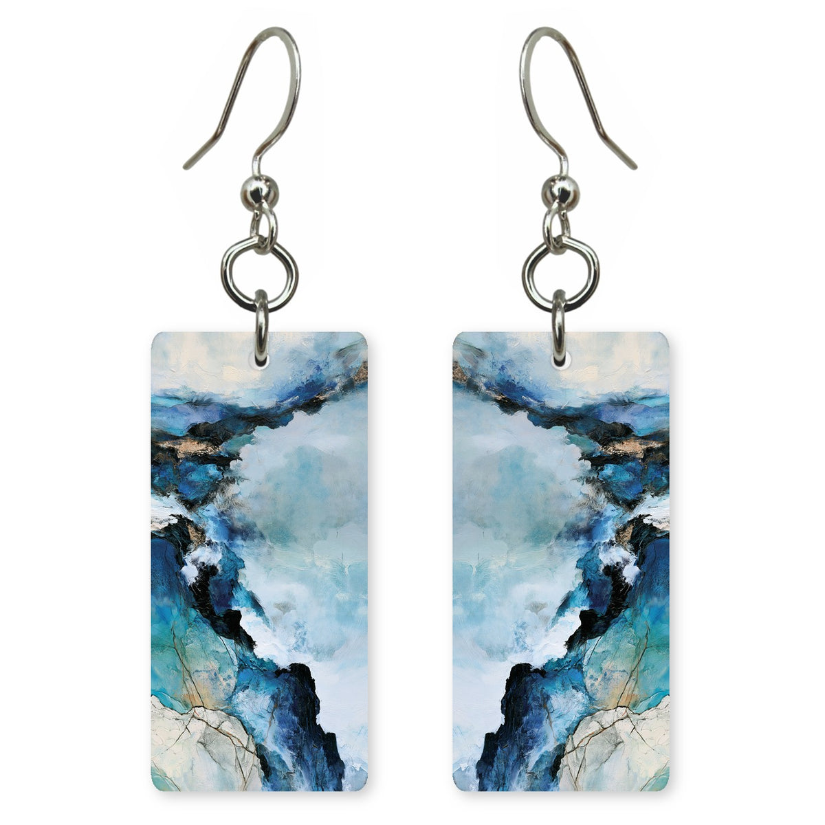Blue Hope Breaking Through Earrings | FWX1014