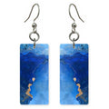 Sapphire Gold Perseverance Earrings | FWX1015