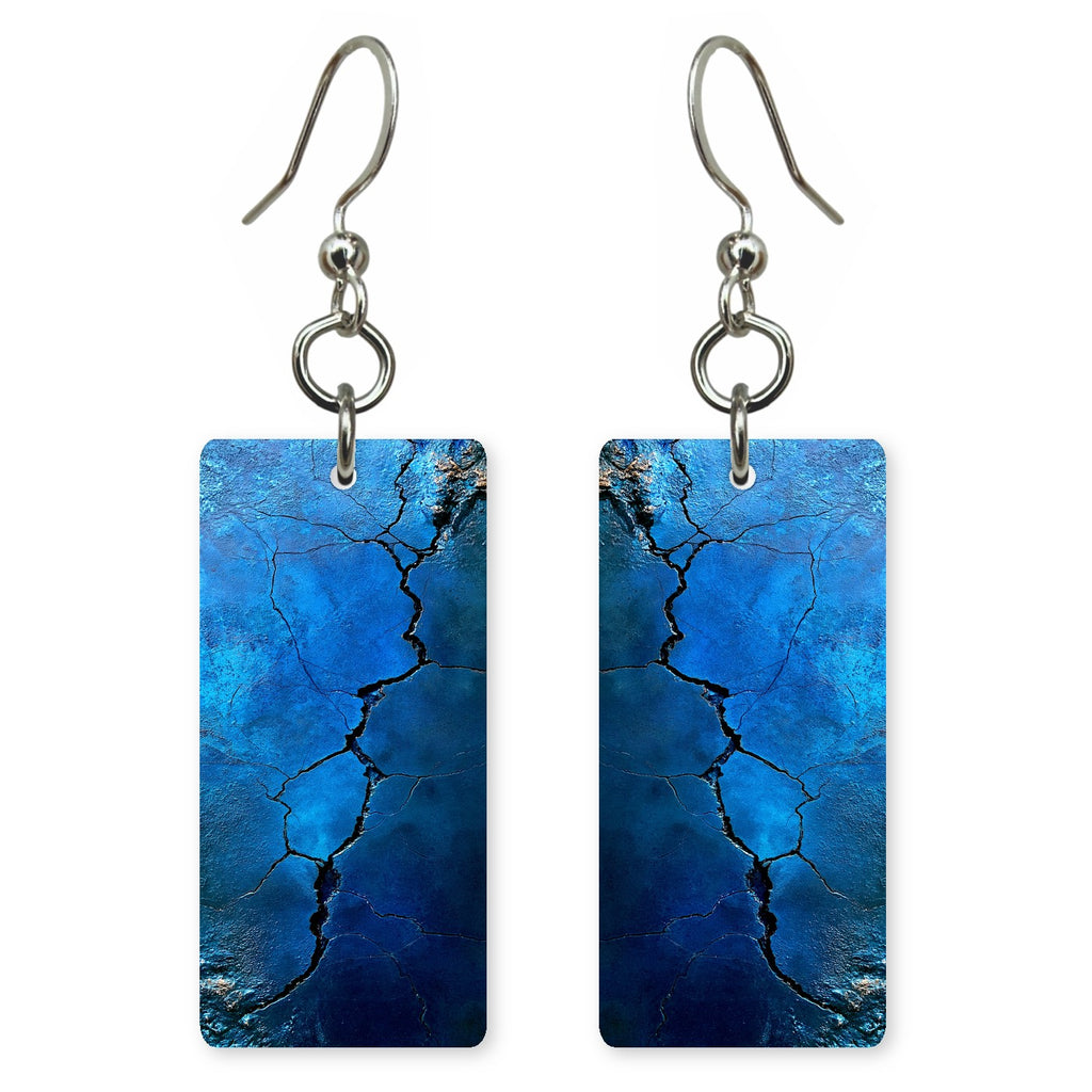 Midnight Resilience Fractured Earrings | FWX1017