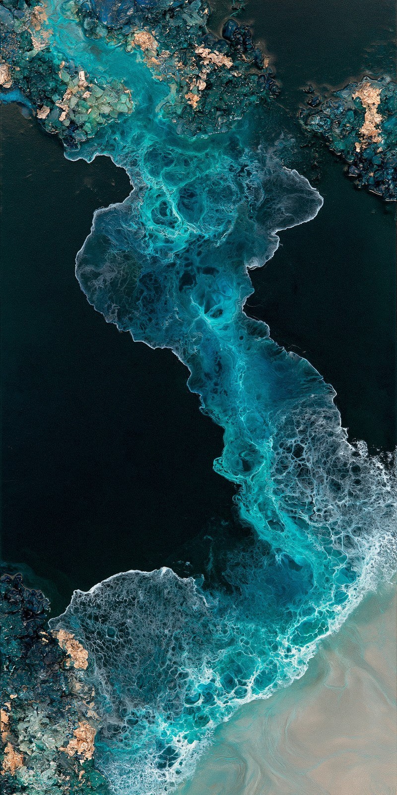 Emerald Tide Pulling Home Earrings | FWX1020