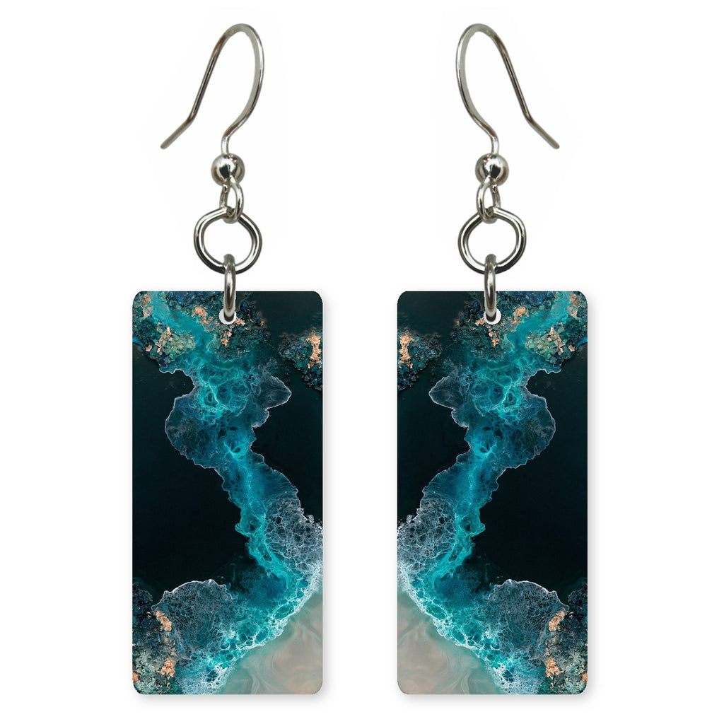 Emerald Tide Pulling Home Earrings | FWX1020