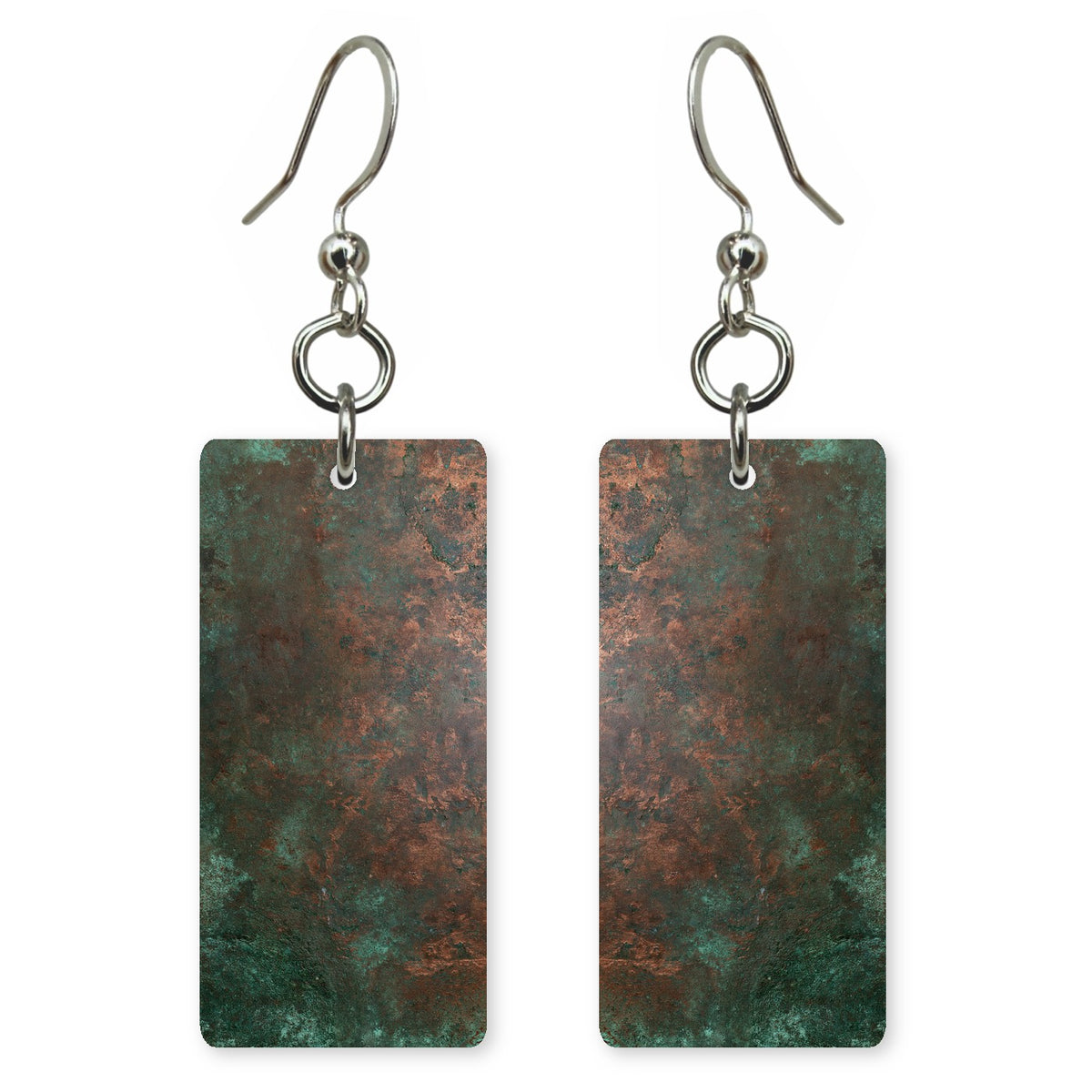 Dark Verdigris Solitude Earrings | FWX1023