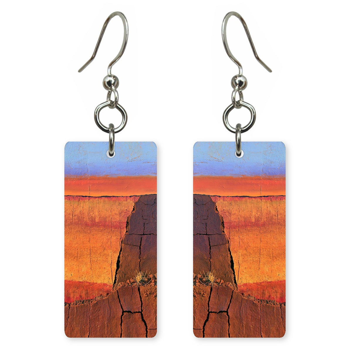 Orange and Rust Hope Earrings | FWX1026