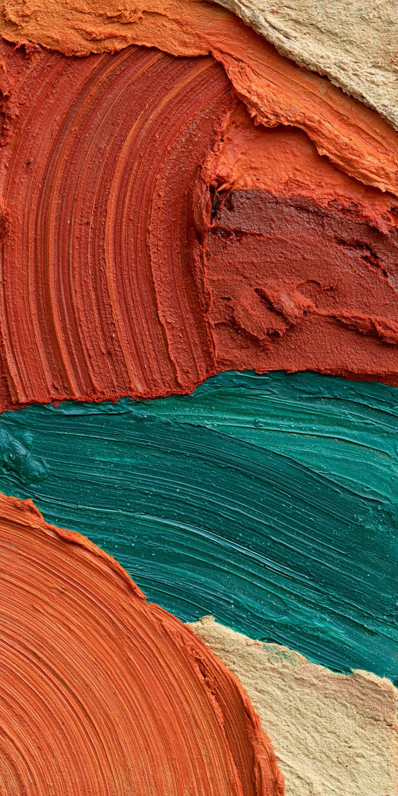 Terracotta Courage Over Teal Earrings | FWX1028