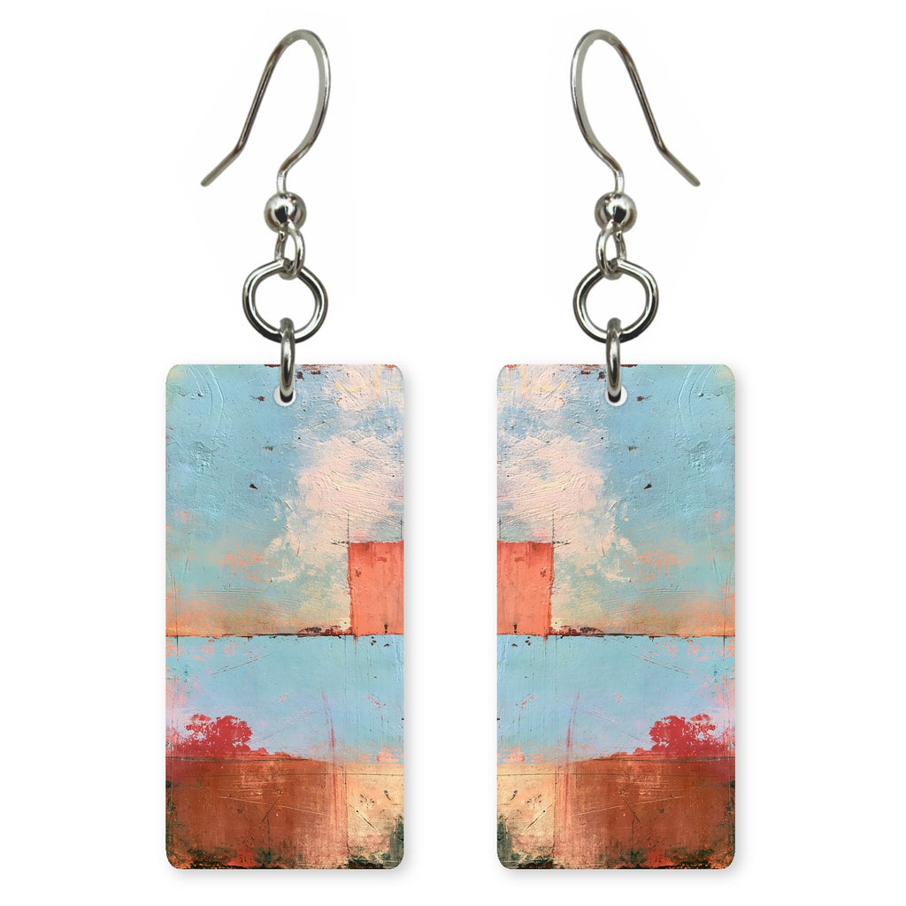 Pale Blue Nostalgia Earrings | FWX1034