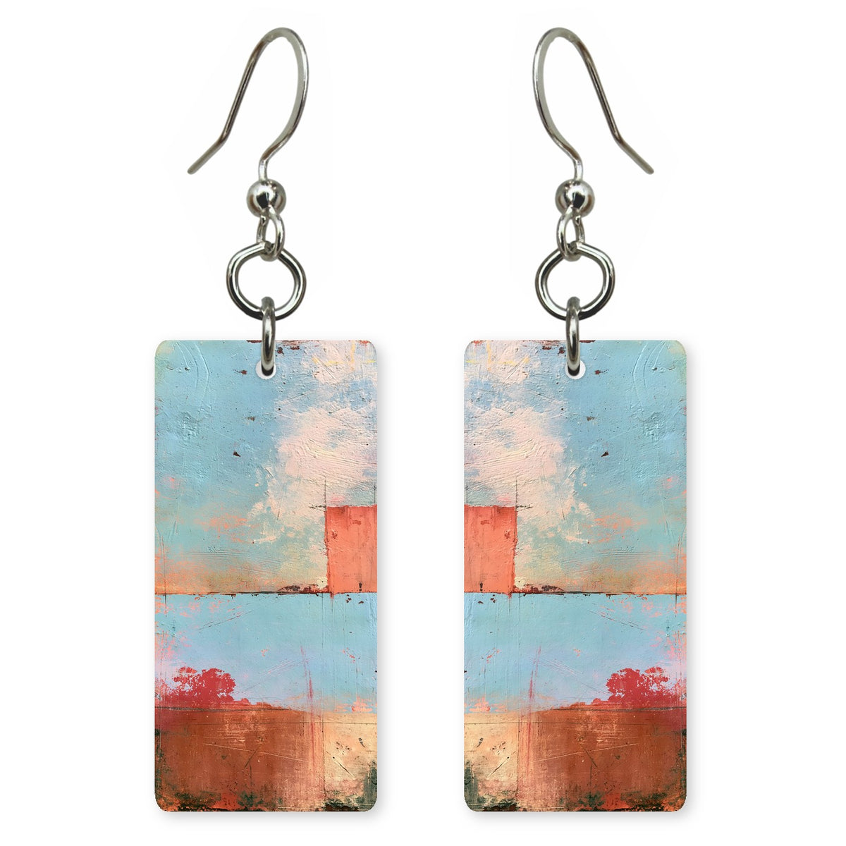Pale Blue Nostalgia Earrings | FWX1034