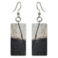 Bleached Ivory Honesty Earrings | FWX1037