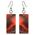 Coral Crimson Haze Earrings | FWX1038