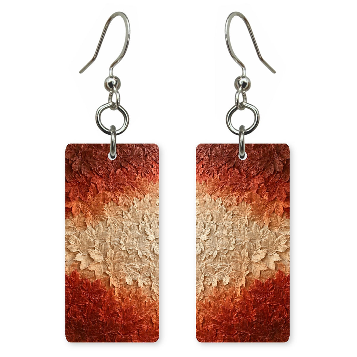 Cream and Rust Truce Earrings | FWX103