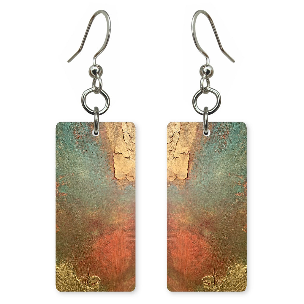 Gold and Moss Acceptance Earrings | FWX1040