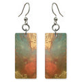 Gold and Moss Acceptance Earrings | FWX1040