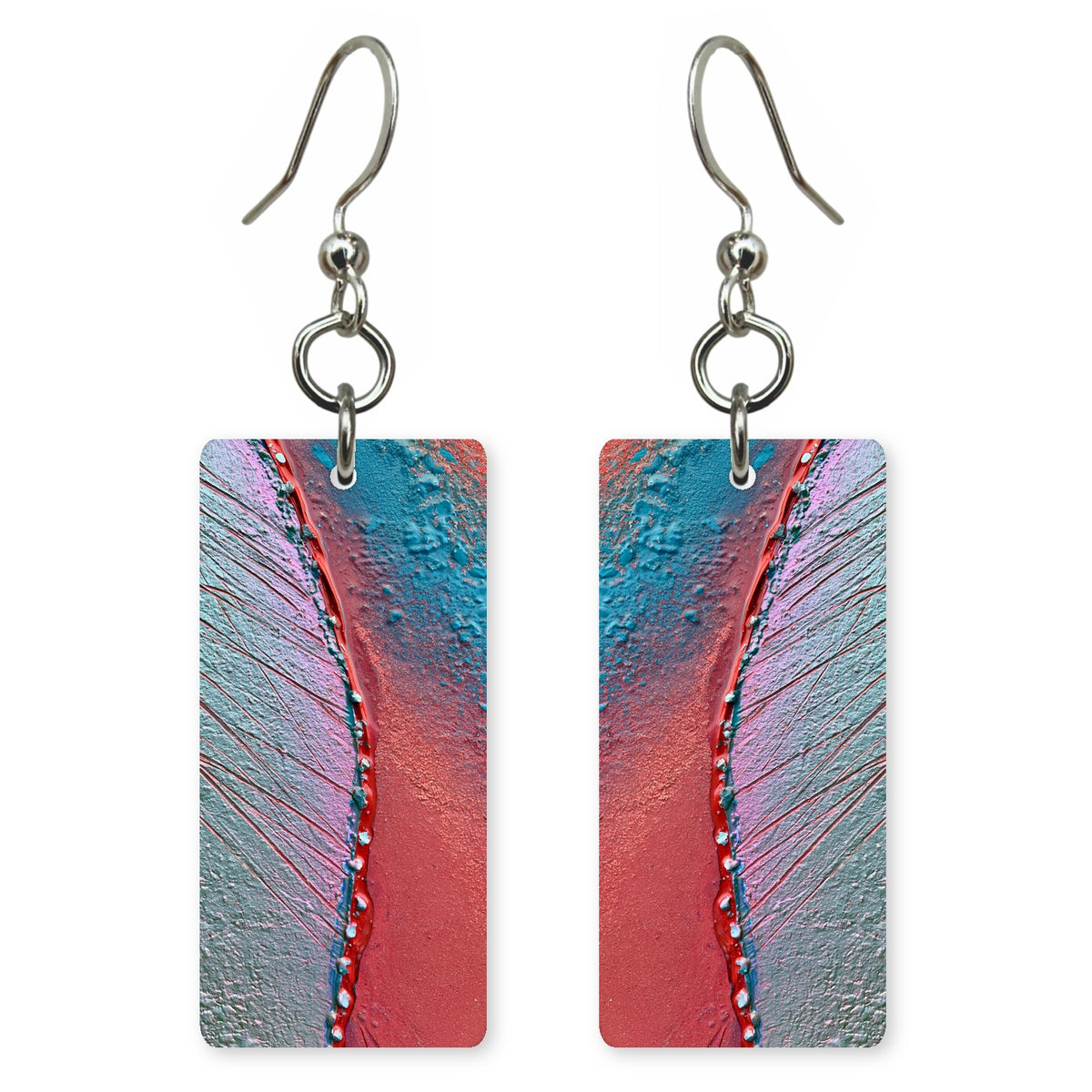 Rose and Aqua Tenderness Earrings | FWX1047