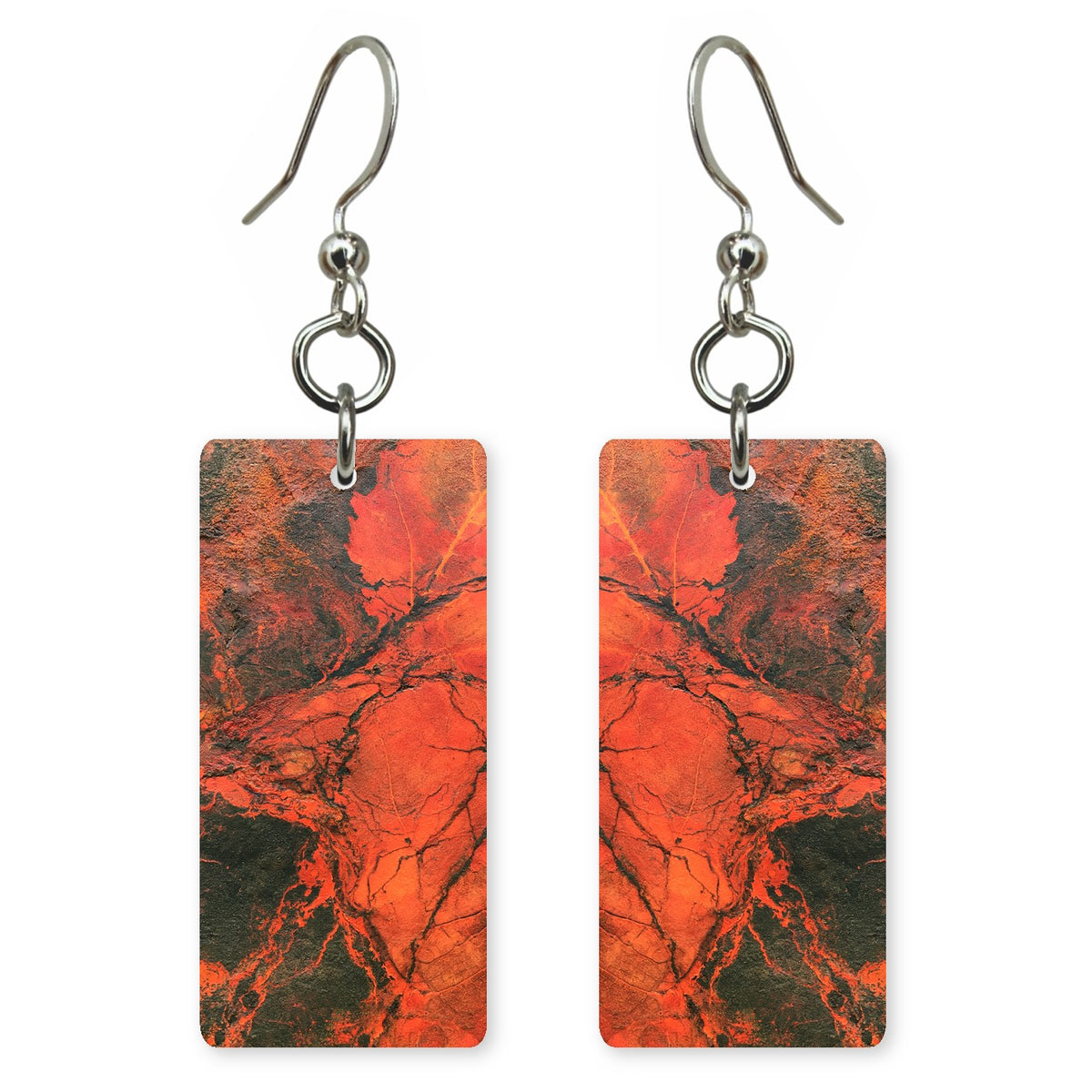 Lava Veins of Anger Earrings | FWX10