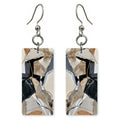 Black Thread of Uncertainty Earrings | FWX1106