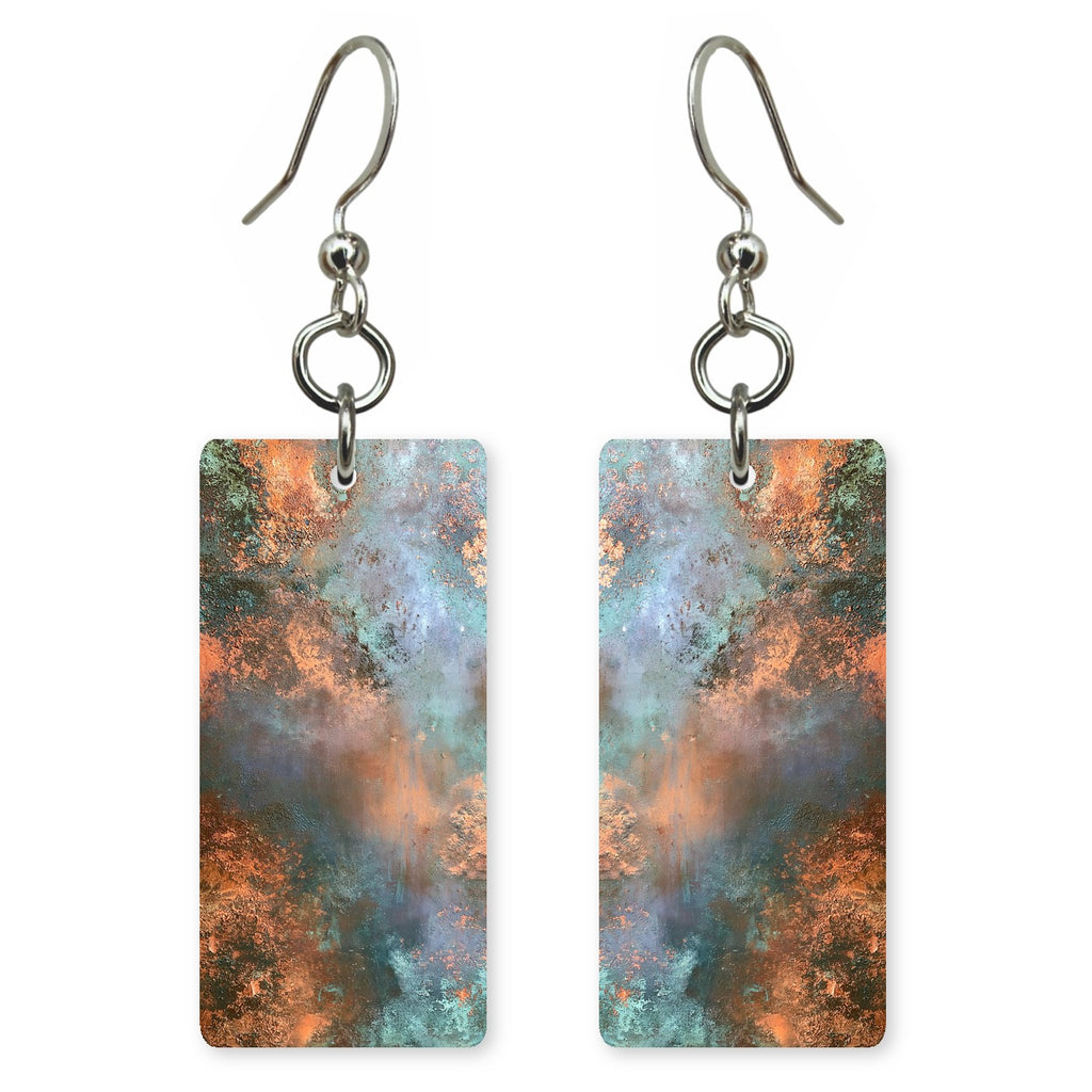 Copper Blue Wonder Earrings | FWX1109