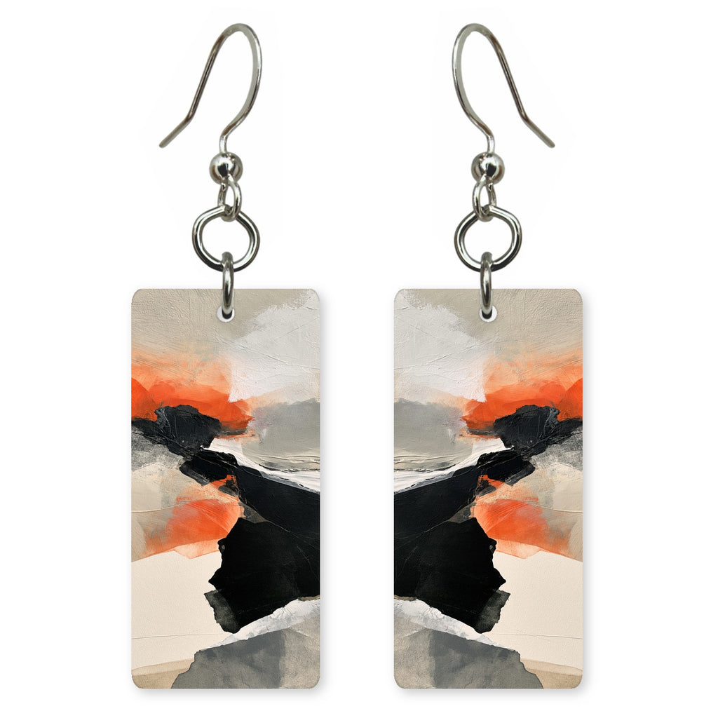 Orange Flame Passion Earrings | FWX1112