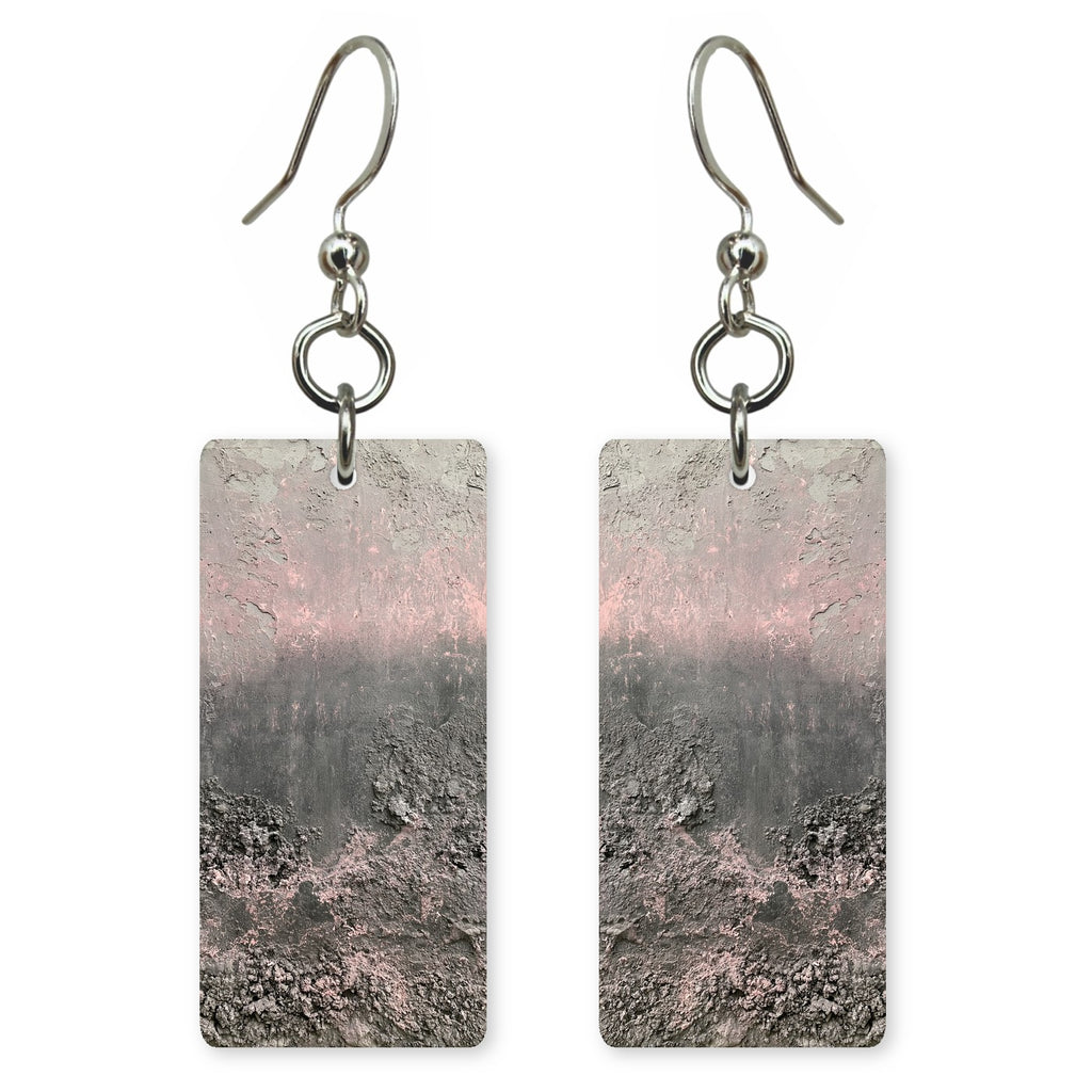Blush Over Charcoal Ash Earrings | FWX1116